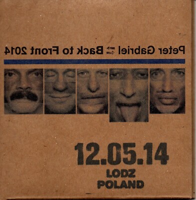 PETER GABRIEL - Live in Lodz, 12.05.2014 (Doppel-CD mit kompletten SO-Album