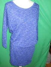 Express Long Sleeved Dress Blue Size S New (B90)