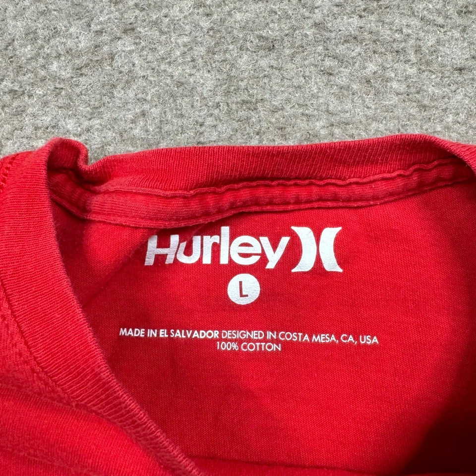 Camisa Hurley Team USA Niños Roja Grande L Cuello Redondo Manga Corta Juegos Olímpicos JUVENTUD NIÑOS Foto 4 de 4