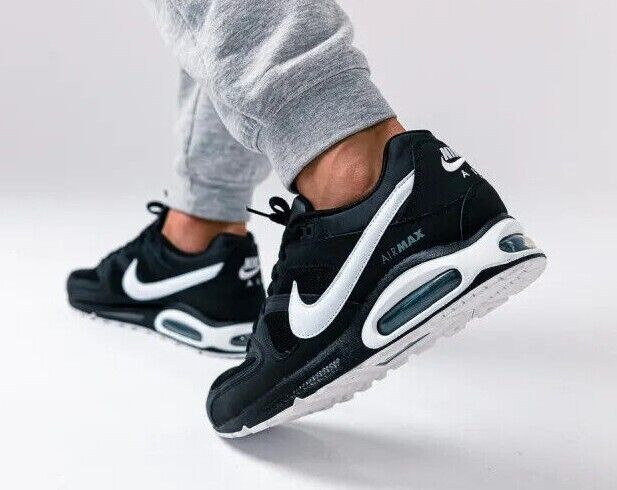 Nike Air Max Command Mens US Size 7-14 Black/White Running Casual Shoes  NEW✓