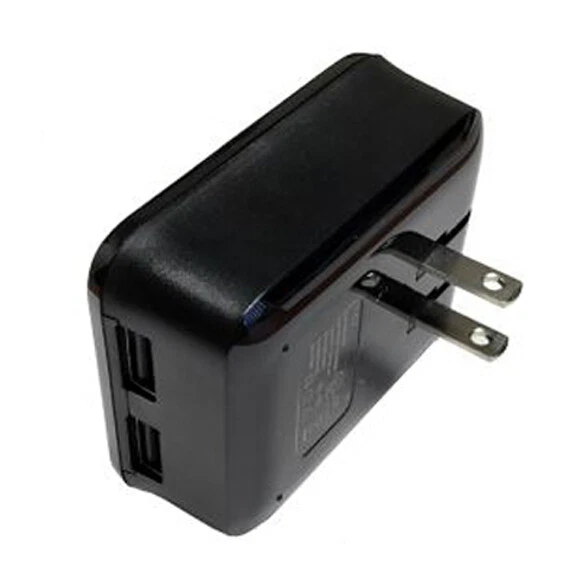 Cargador de pared USB-A de doble puerto de 4,8 amperios de TYLT 2,4A cada puerto  Foto 2 de 2