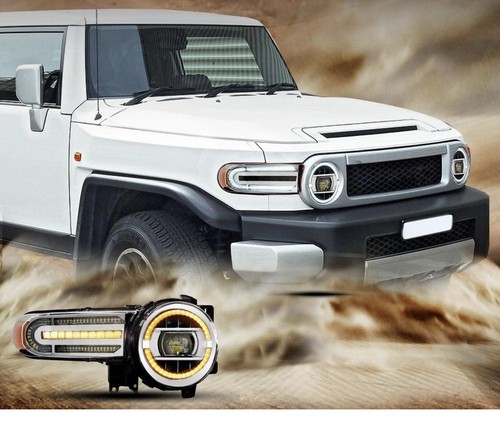 Front Headlights Right And Left for Toyota FJ Cruiser 2007-2021 LED - Picture 4 of 22