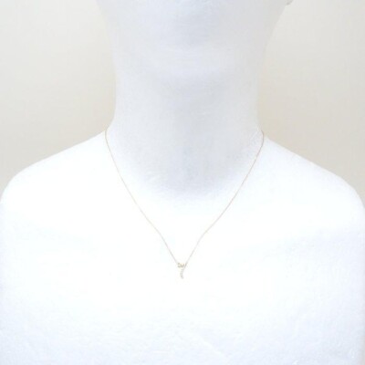 STAR JEWELRY Number Necklace No.7 Diamond 0.01ct K18YG Yellow Gold