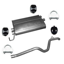 Endchalldämpfer Endrohr Auspuff für Mercedes Benz W163  ML 320 3,2 +Montage Neu