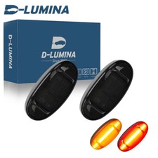 4pc Smoked Led Side Marker Lamps For 2011-2022 Ford F250 F350 F450