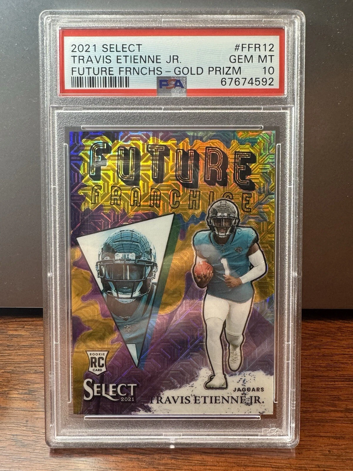 Travis Etienne Panini Select Future Franchise #FFR12 Gold Prizm