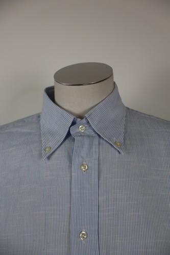BALENCIAGA CAMICIA UOMO TG. 17,5 SHIRT MAN MADE IN ITALY CASUAL VINTAGE - Photo 2 sur 9
