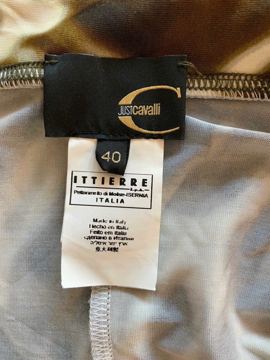 Roberto Cavalli Just Cavalli Wrap dress 40 | eBay 