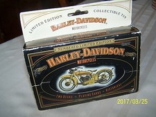 Harley Davidson Tin & Playing Cards...2 Decks w/ Limited Collector Tin 1903-1950