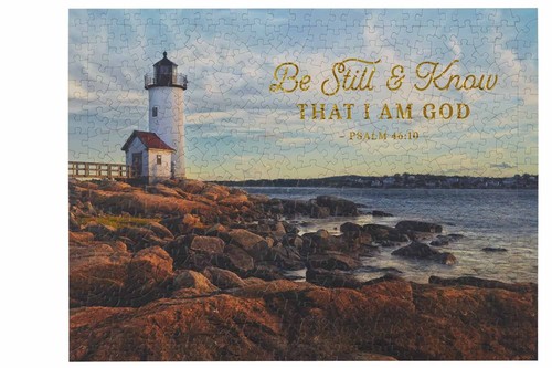Christian Art Gifts Be Still Ps. 46:10 500 Piece Jigsaw Puzzle