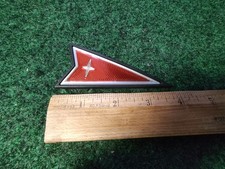 Pontiac Vintage Arrow Head Emblem Logo Badge Name Plate Nameplate Oem 7s3