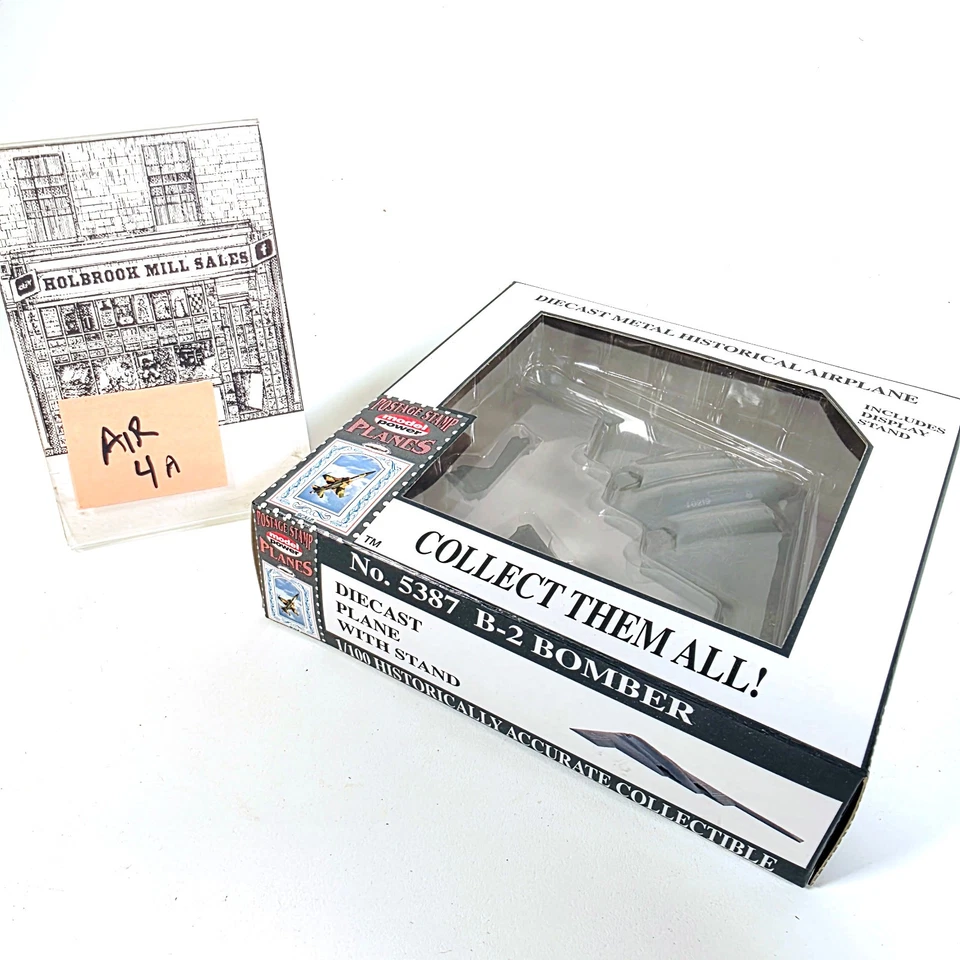 Model Power Postage Stamp Planes • B-2 Bomber # 5387 • 1:100 Scale Diecast - Image 2 of 4