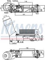 ÖLküHler MotoröL ** First FIT ** Nissens 91335 Aluminium FüR Fiat Freemont 4X4 4