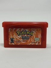Pokemon Fire Red Version Nintendo Game Boy Advance GBA Authentic Tested Saves