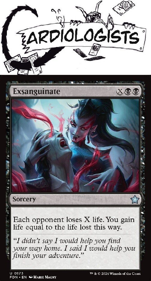 Exsanguinate 0173 | Magic the Gathering MTG | Foundations | Uncommon | NM