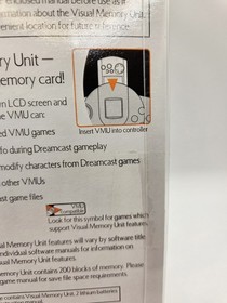 Sega Dreamcast VMU Visual Memory Unit - Gray MK-50120 Sealed NIB New !