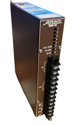 Adtech RBM 98 Ratio Bias Module Signal Conditioner 4-20mA 115VAC w/ Manual.  7B