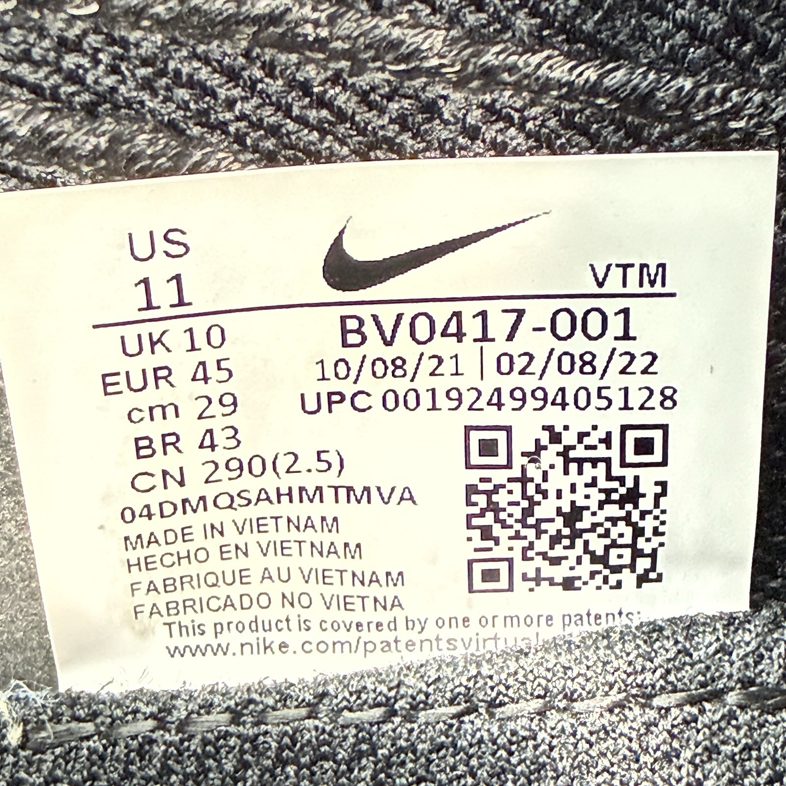 Size 11 - Nike Epic Phantom React Flyknit'Black' - image 7