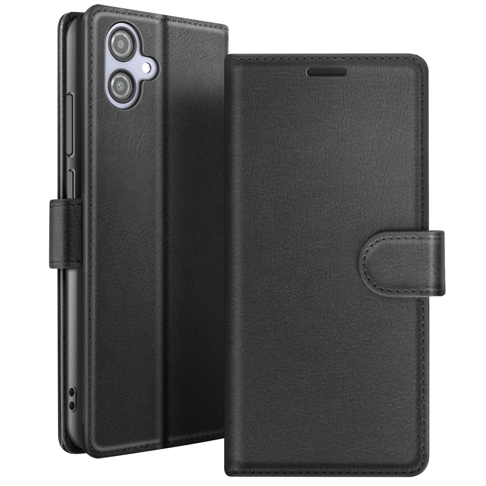 Housse Galaxy A04e avec rangement carte Zanaé pour regarder vos vidéos confortablement
