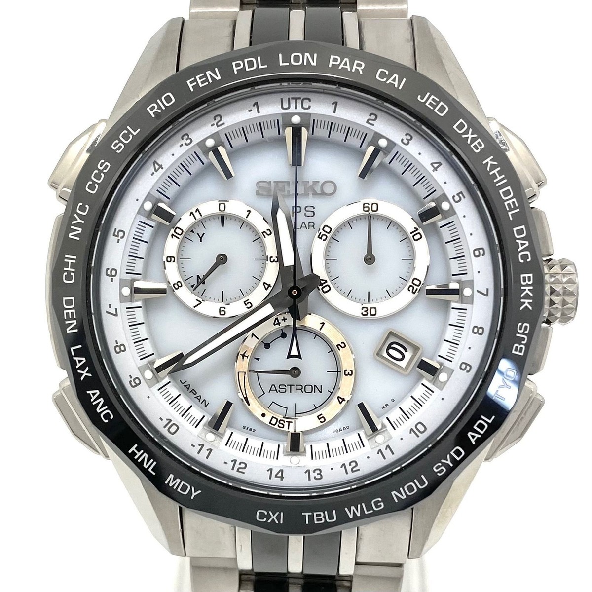 アストロンSBX B001 Seiko Astron White Men's Watch - SBXB001 for sale online | eBay