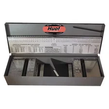 Huot 11750 Drill Bit Case, Jobber Length, Steel