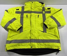NWOT 2XL 5.11 TACTICAL MENS 3-IN-1 PARKA JACKET HIGH VIS YELLOW 48033 W/ BLEMISH