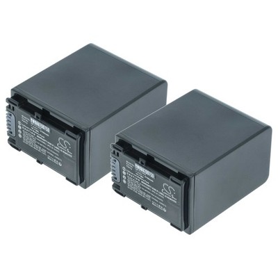 2x Akku für Sony FDR-AX33 FDR-AX45 FDR-AX40 FDR-AX60 FDR-AX53 2700mAh 7,3V