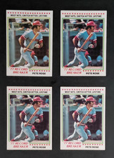 1978 Topps Baseball 4 #5 Pete Rose Record Breaker Cards EX-MT/NM Cards scanned