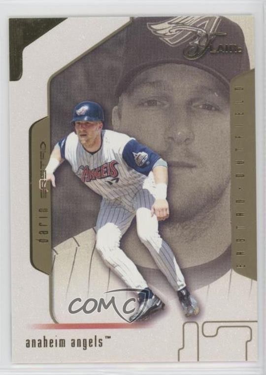 2002 Flair Flair Collection /175 Darin Erstad #60 a8r