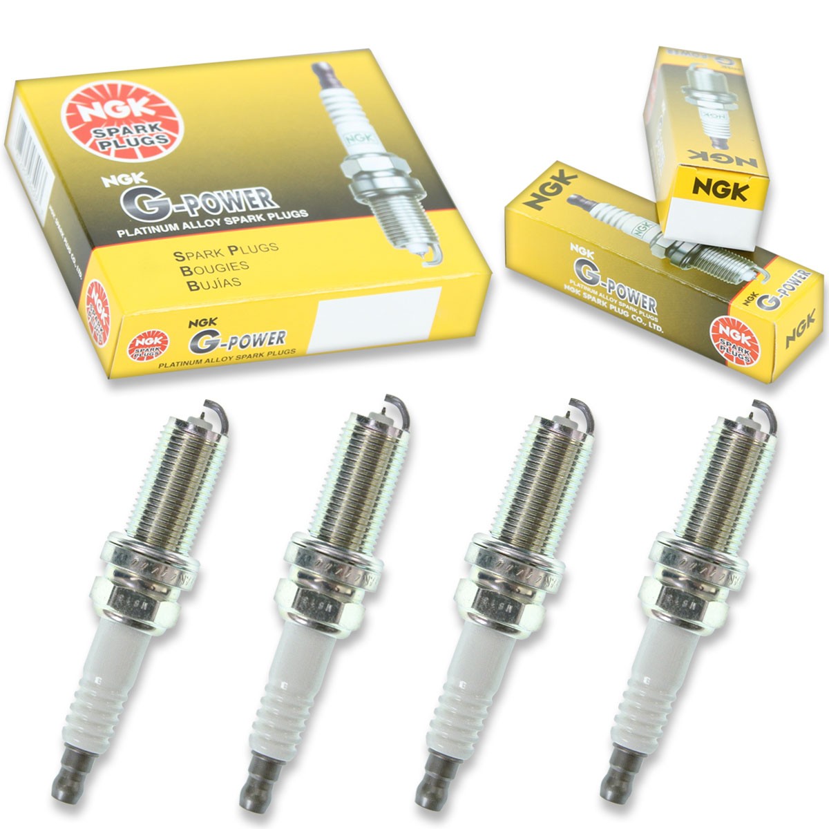 4 pc NGK 5018 LFR5AGP G-Power Spark Plugs for PKH16TT IKH16TT FR8MPP30X cp