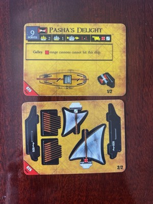 PASHA S DELIGHT Barbary Coast Pirates Wizkids CSG Pocketmodel