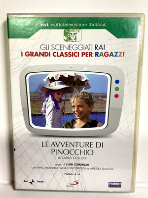 LE AVVENTURE DI PINOCCHIO Comencini Nino Manfredi Lollobrigida Armbrust DVD