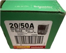 Lot Of 5 SQUARE D HOMELINE HOMT2020250 CIRCUIT BREAKER NEW 