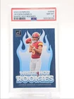 JAYDEN DANIELS 2024 DONRUSS WHITE HOT ROOKIES COMMANDERS RC PSA 8 Q2674