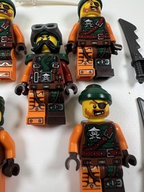 Lego Ninjago Skybound Pirate Minifigures Lot of 5 w/ Weapons Authentic Lego