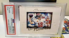 2020 Panini Instant Tom Brady SCORE THE FRANCHISE /1251 SP Bucs #F31 PSA 10