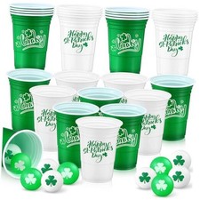 30 Pack St. Patrick's Day Party Game Set, 22 Pack 16 oz St Patricks Day