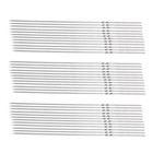 50 Pcs Thickened Grill Skewers Meat Stainless Steel Reusable BBQ