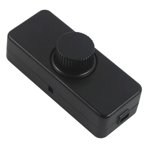 LED Dimmer, 230V Schnurdimmer, Phasenabschnitt, 3-100W, Schwarz - Bild 3 von 11