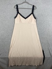 Soma Slip Dress Nightgown Womens Size L Coquette Romantic Quiet Luxury Classic