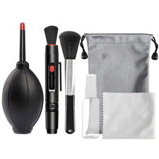 6In1 Camera Cleaning Kits Professional Air Blower DSLR Lens Cloth Pen Brush Clea
