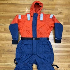 Stearns Floatation Anti Exposure Coverall Work PFD Suit XL 48-50 Orange 29-87
