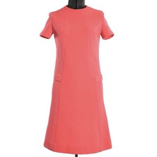 Vintage Pink A-Line Textured Dress - Size XS