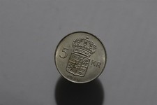 🧭 🇸🇪 SWEDEN 5 KRONOR 1954 SILVER MELT VALUE $18.02 B91 #K209