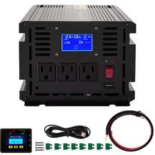 Uimoso 2000W Modified Sine Wave Power Inverter,12V DC to120V AC with LCD Display