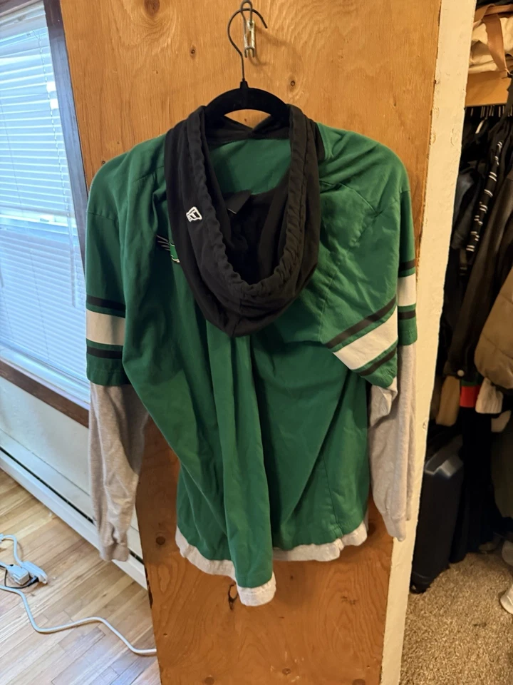 Мужская футболка с капюшоном New Era Kelly Green Philadelphia Eagles XL с длинным рукавом - Изображение 4 из 4