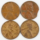 1920 1925 1934 196?-D Lincoln Cents Lot of 4 1c Errors/Varieties? -See Photos