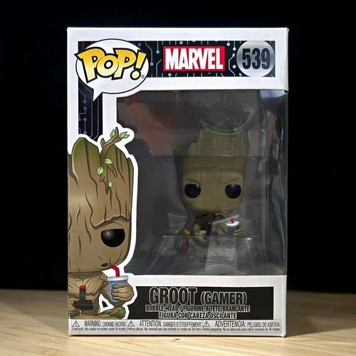 Groot (Gamer) #539, Funko Pop! Marvel, In Box, Good Condition