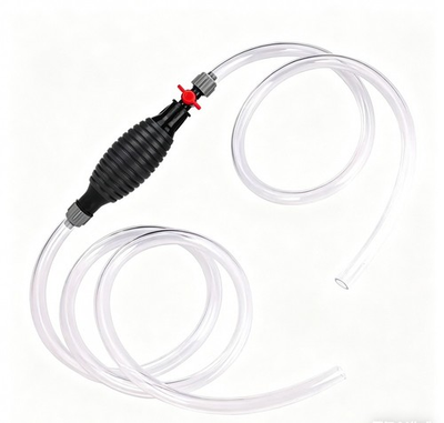 #ad 9.8Ft Siphon Hose Multifunction Pump Oil Water Fuel Gasoline Transfer Hand Pump $7.99