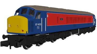 Rapido 948707 Spur N Class 46 97403 ''Ixion'' RTC blau & rot mit versiegeltem Balkenkopf